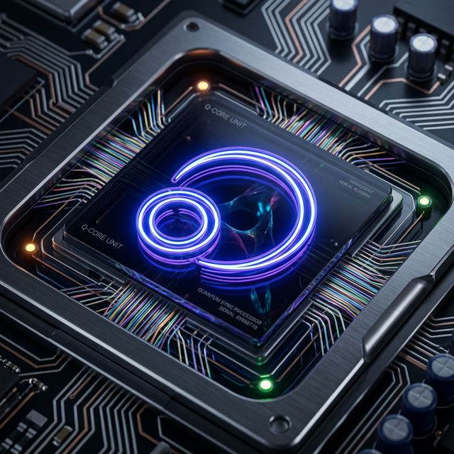 Advanced technology chip representing Orbital's precision engineering approach